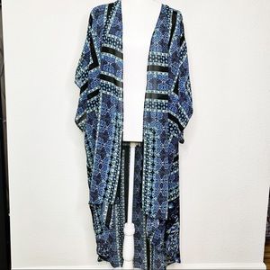 Forever 21 Open Front Kimono Duster